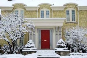 entrance doors pre-winter check